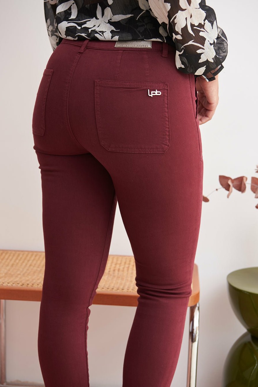 PRÊT-À-PORTER LES PETITES BOMBES | Pantalon Jamila Bordeaux