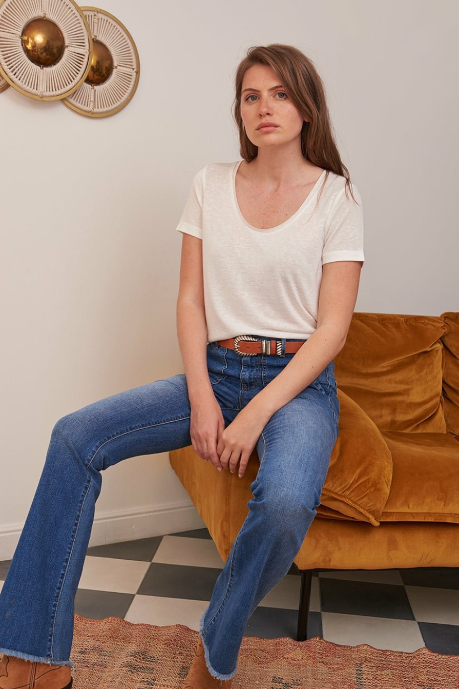 PRÊT-À-PORTER LES PETITES BOMBES | T-Shirt Giulia Blanc