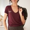 PRÊT-À-PORTER LES PETITES BOMBES | T-Shirt Brunilde Star Bordeaux