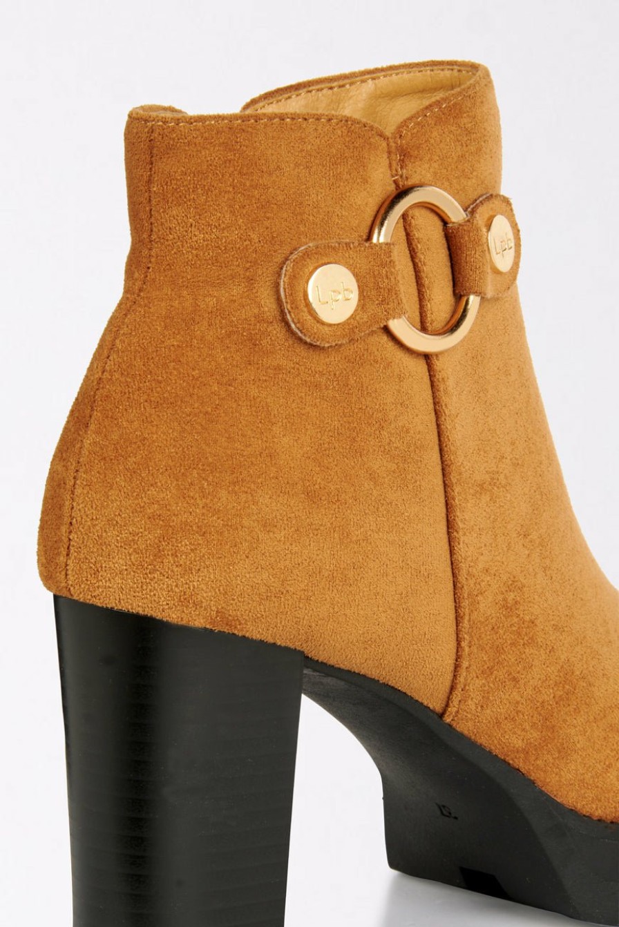 CHAUSSURES LES PETITES BOMBES | Bottines Gustavie Camel Suedine