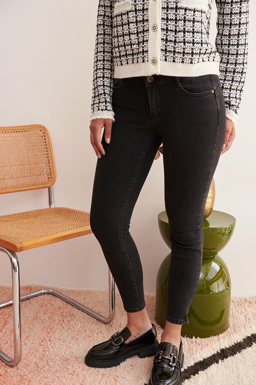 PRÊT-À-PORTER LES PETITES BOMBES | Pantalon Blondie Denim Black