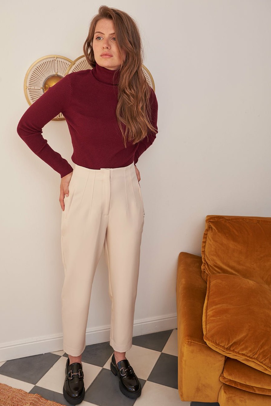 PRÊT-À-PORTER LES PETITES BOMBES | Pull Auria Cotele Bordeaux