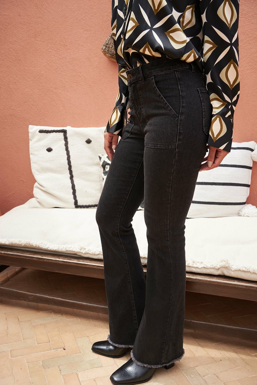 PRÊT-À-PORTER LES PETITES BOMBES | Pantalon Janis Black