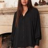 PRÊT-À-PORTER LES PETITES BOMBES | Chemise Galina Noir