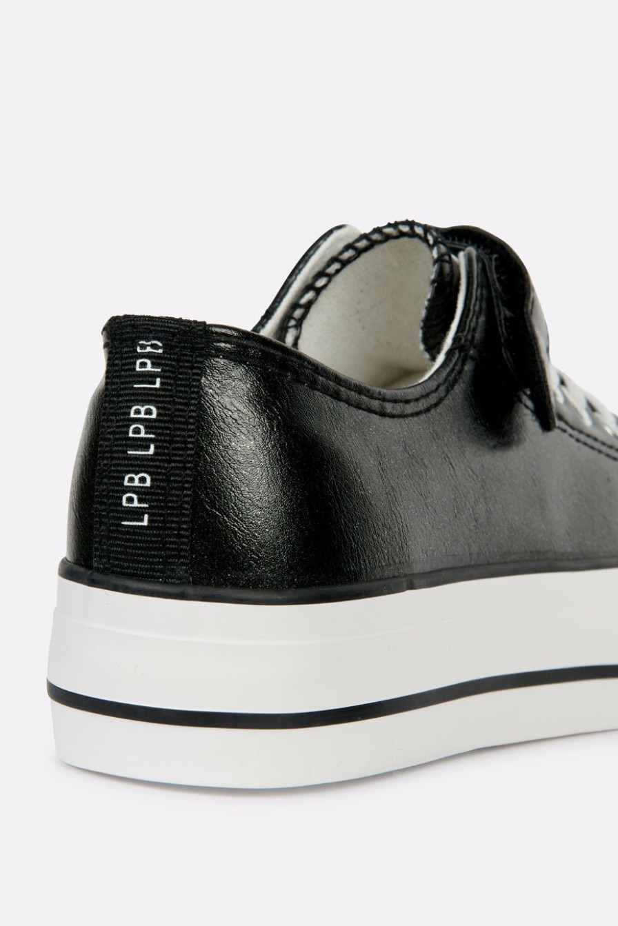 CHAUSSURES LES PETITES BOMBES | Baskets Davia Junior Noir Metal