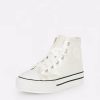 CHAUSSURES LES PETITES BOMBES | Baskets Emmy Junior Blanc Metal