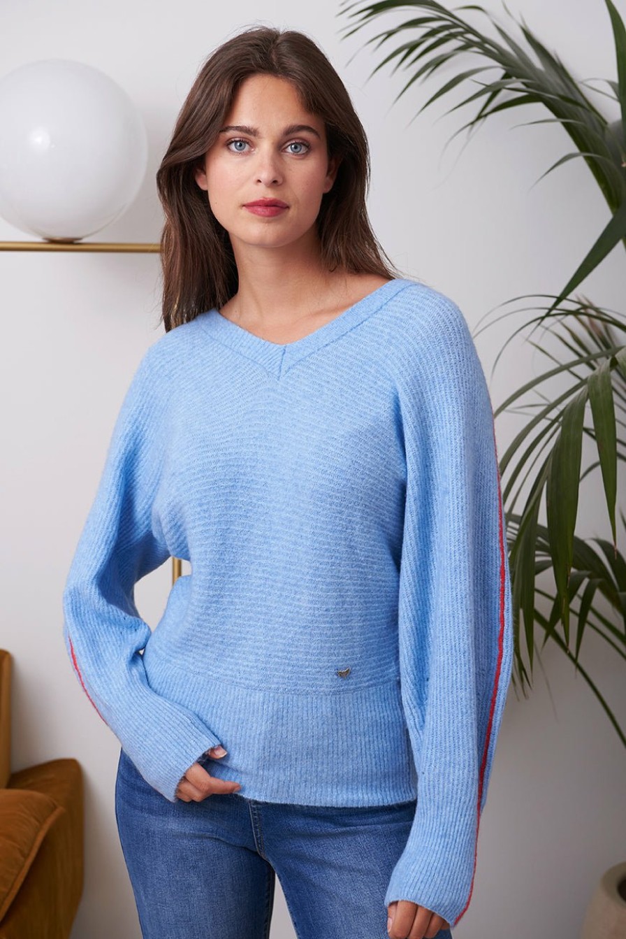 PRÊT-À-PORTER LES PETITES BOMBES | Pull Golda Bleu