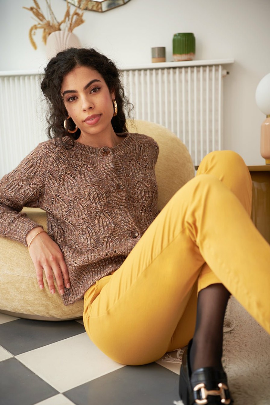 PRÊT-À-PORTER LES PETITES BOMBES | Pantalon Naomie Ocre