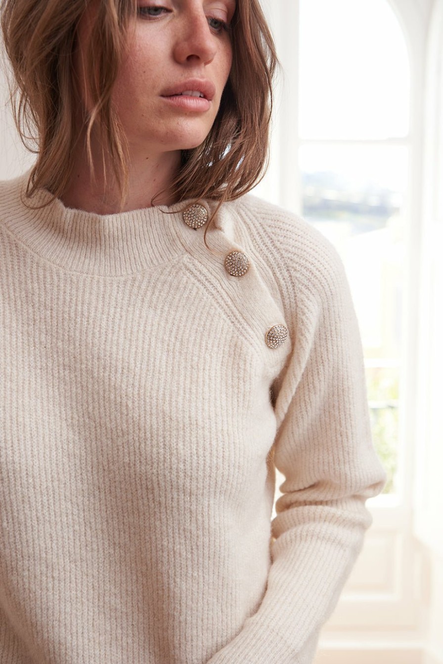 PRÊT-À-PORTER LES PETITES BOMBES | Pull Ginger Beige