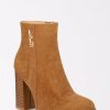 CHAUSSURES LES PETITES BOMBES | Bottines Emeralda Camel Suedine