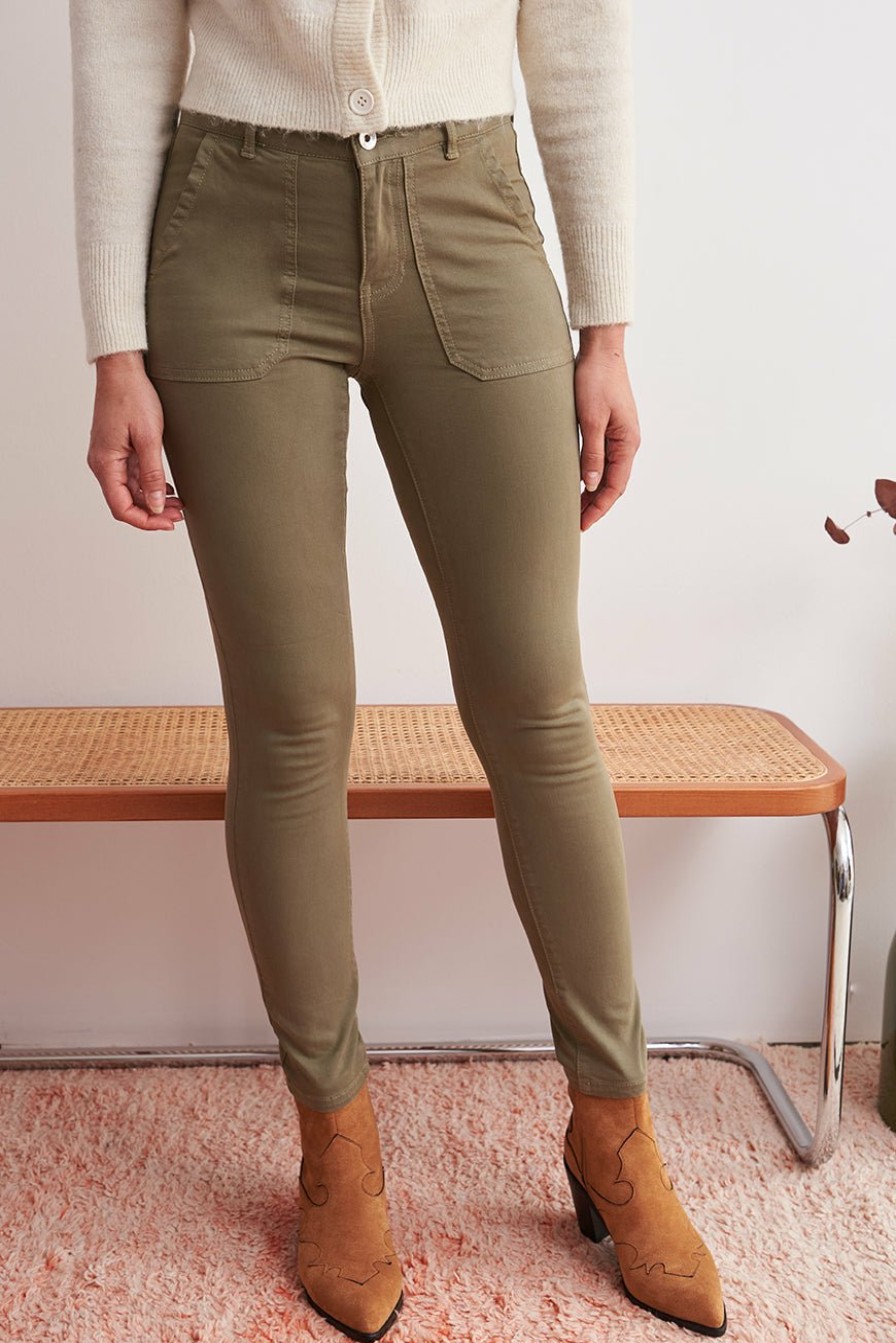 PRÊT-À-PORTER LES PETITES BOMBES | Pantalon Jamila Kaki