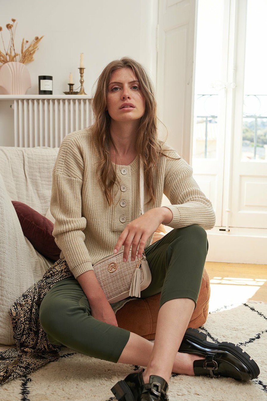 PRÊT-À-PORTER LES PETITES BOMBES | Pull Gill Beige